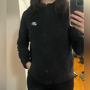 Nike Black Zip-Up Hoodie
